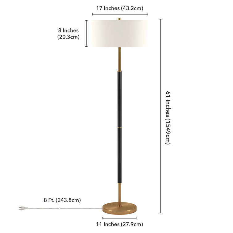 Wade Logan® Vidalia 62'' Traditional Floor Lamp & Reviews